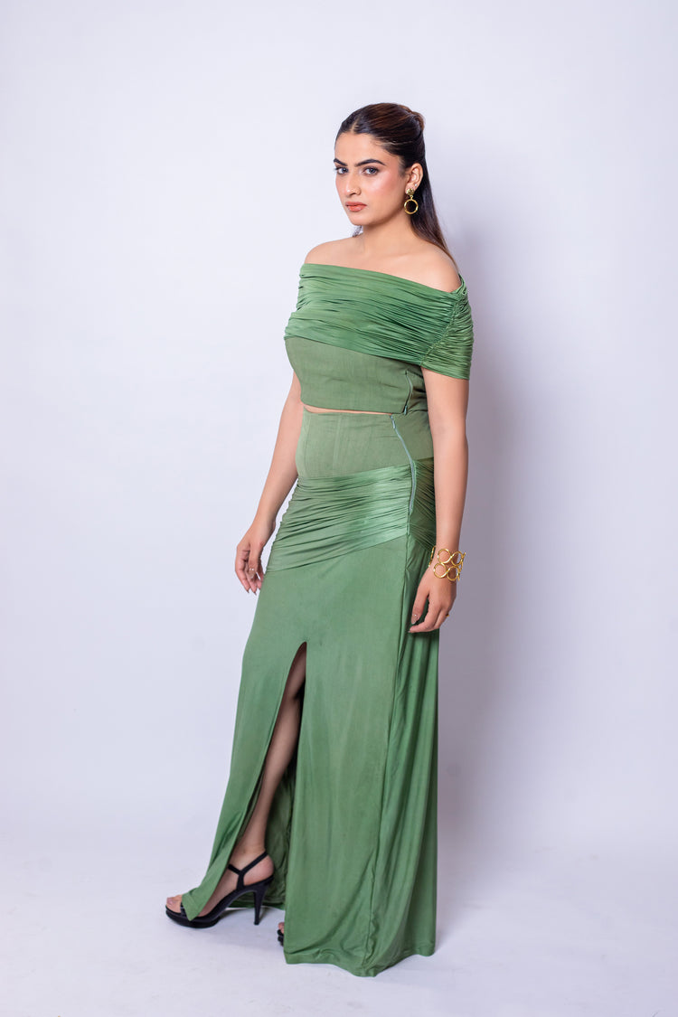GREEN GRACE CORSET SKIRT