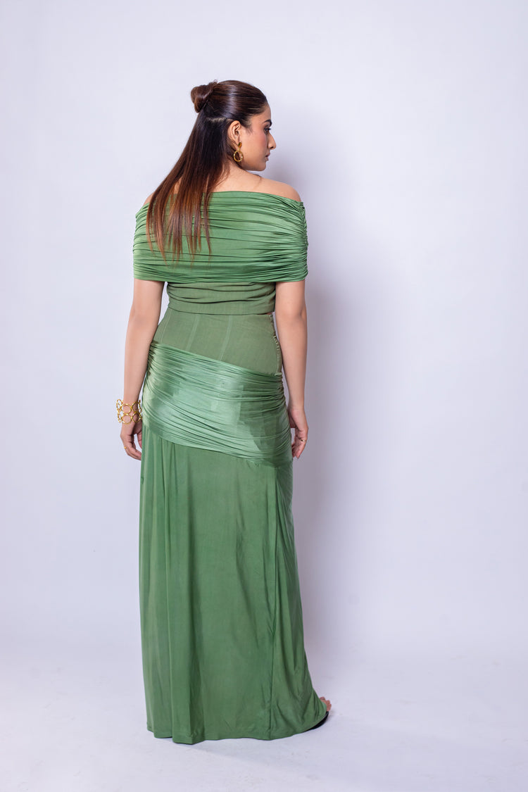 GREEN GRACE CORSET SKIRT