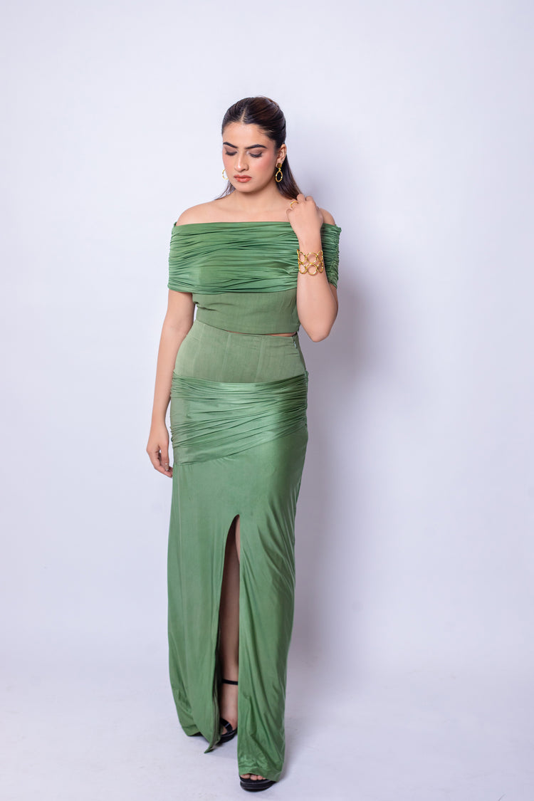 GREEN GRACE CORSET SKIRT