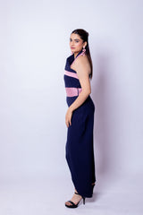 Navy Blue/ Pink