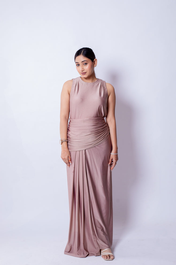 SIENNA DRAPE DRESS