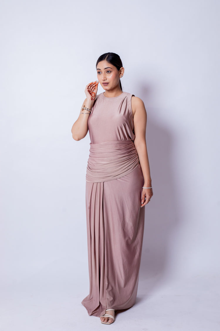 SIENNA DRAPE DRESS