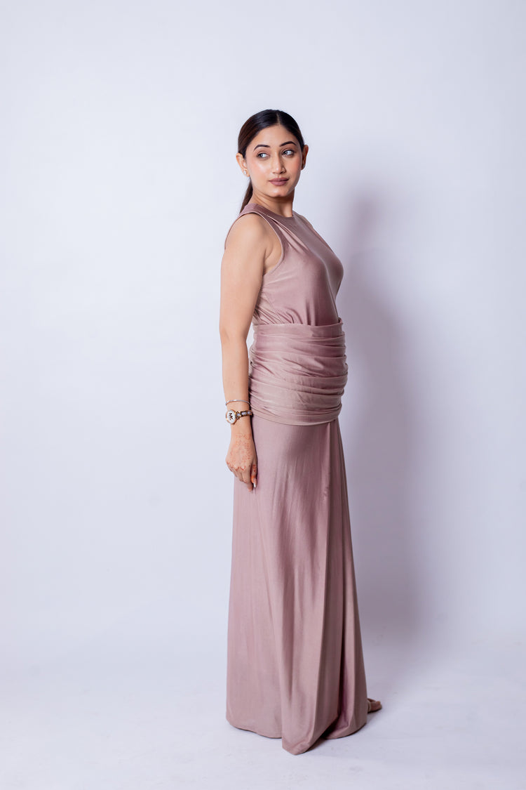 SIENNA DRAPE DRESS