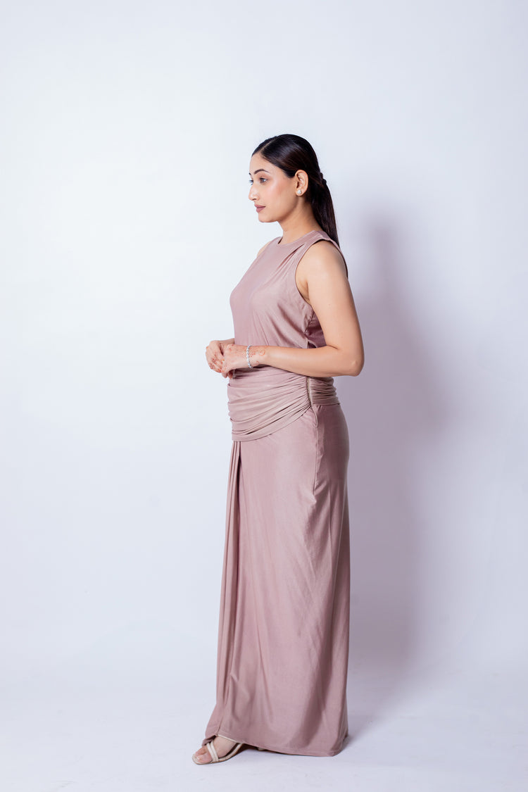 SIENNA DRAPE DRESS