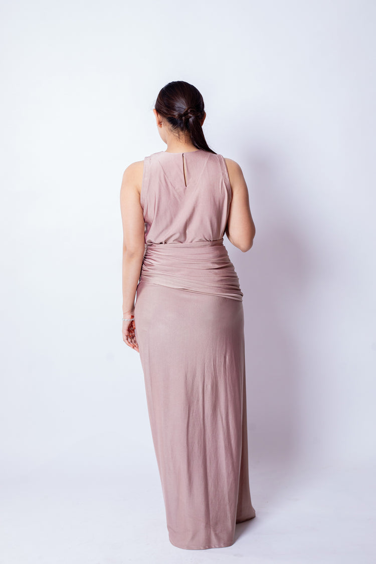 SIENNA DRAPE DRESS
