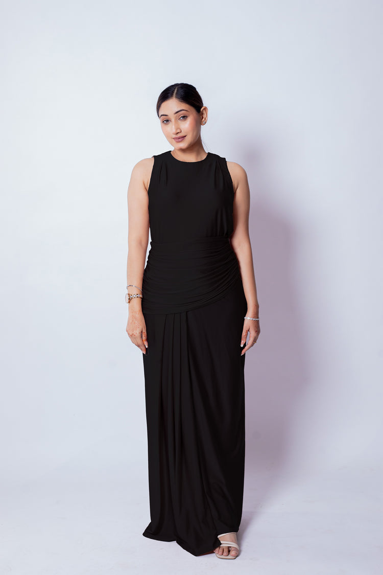 SIENNA DRAPE DRESS