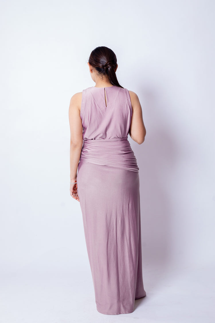 SIENNA DRAPE DRESS