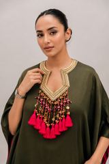 Noor Tassel Kaftan Co-ord