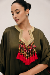 Noor Tassel Kaftan Co-ord