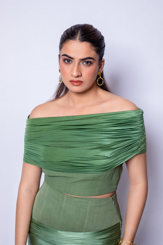GREEN GRACE TOP