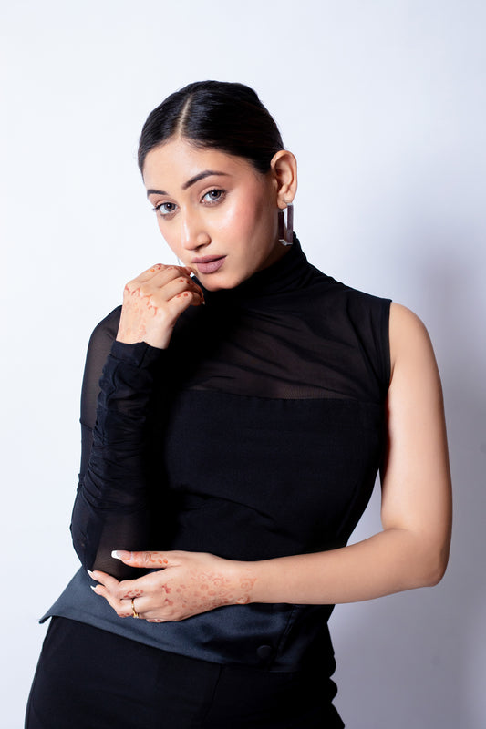 Shadow Wrap Top