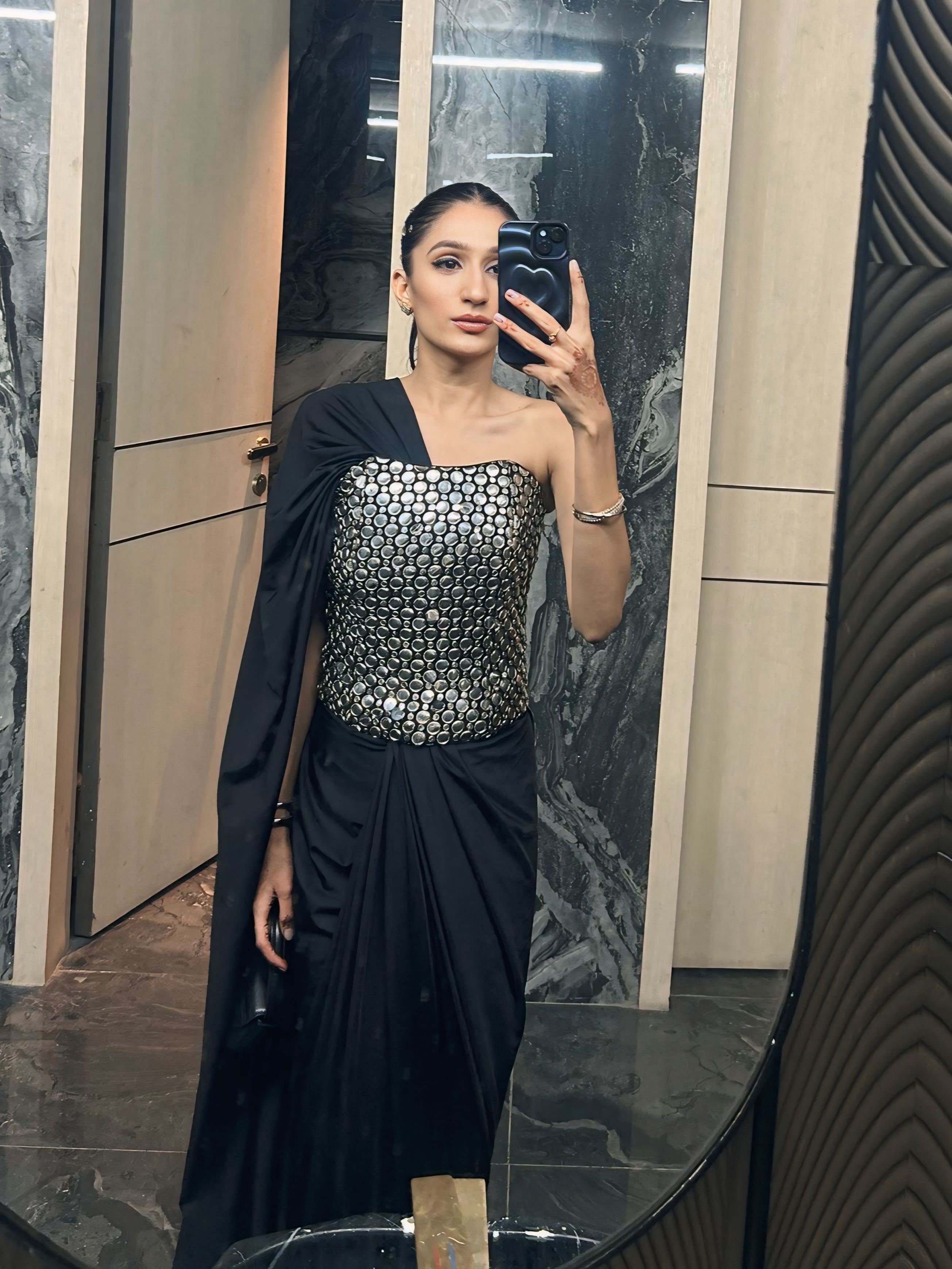 Silver Embellished Corset