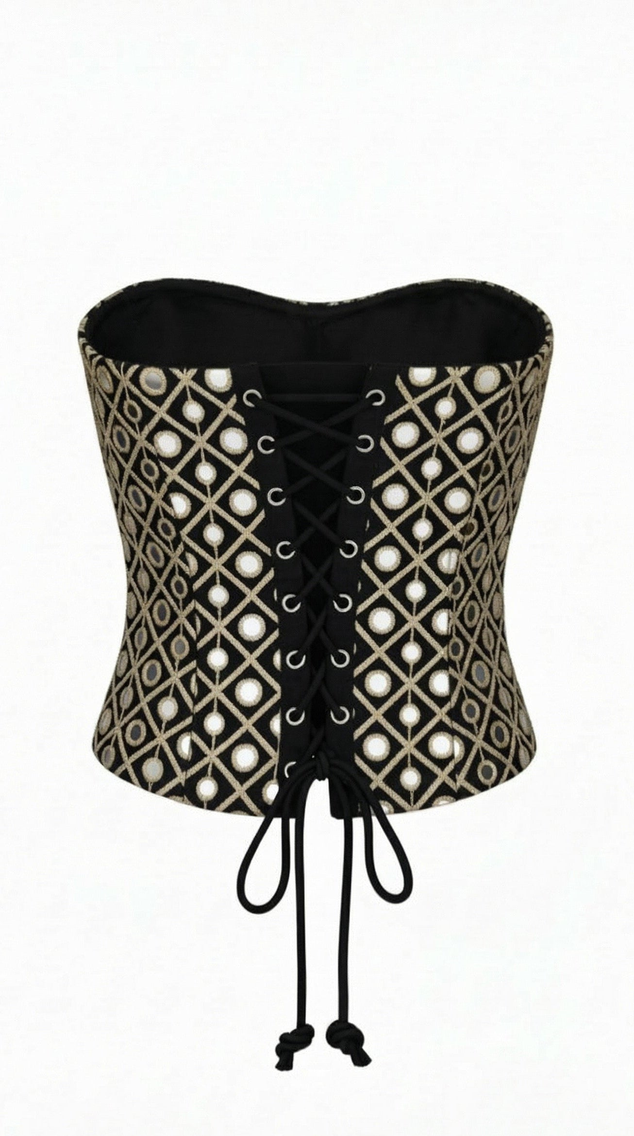 Silver Embellished Corset