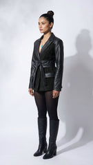 The Belted Hybrid Blazer