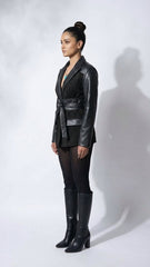 The Belted Hybrid Blazer