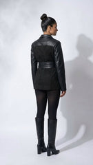 The Belted Hybrid Blazer