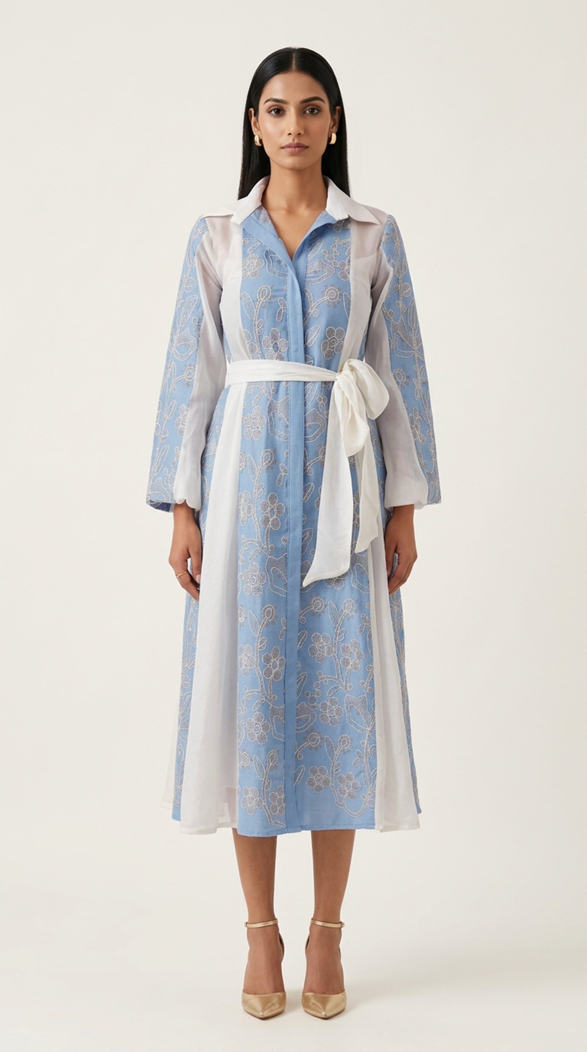 Panelled Shift Dress