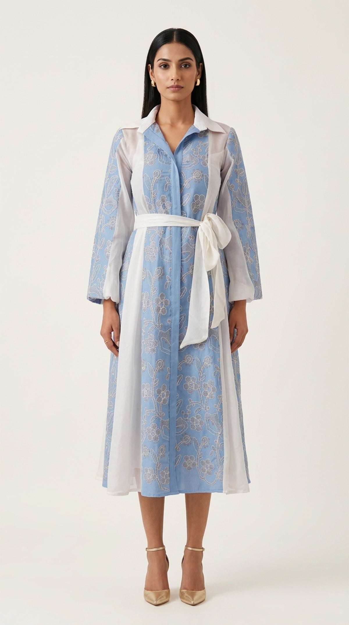 Panelled Shift Dress