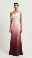 Ombre Satin Gown