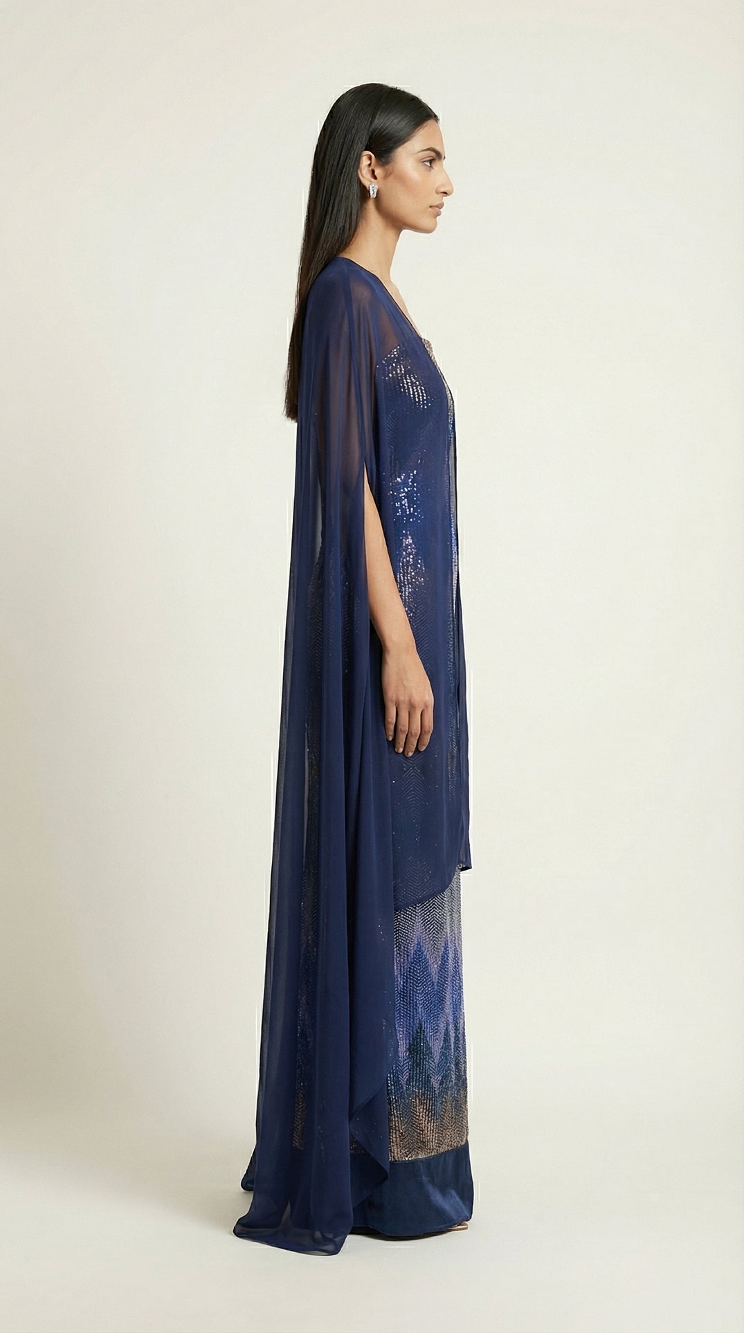 Iris Ombre Dress with Shacket