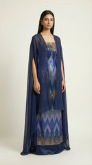 Iris Ombre Dress with Shacket