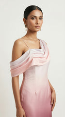 Ombre Satin Gown