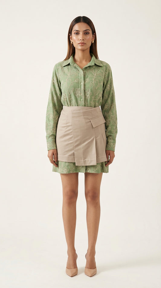 Sage Layered Co-ord