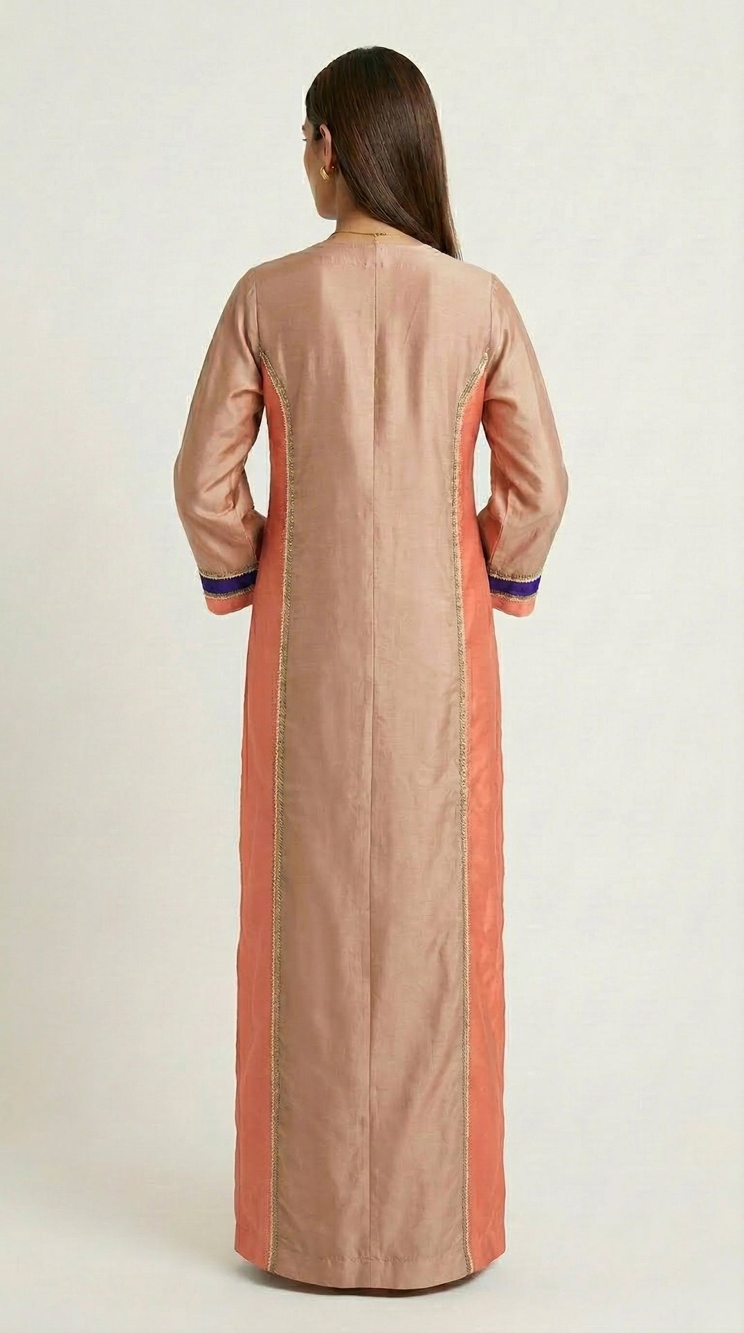 Tricolor Layers Dress