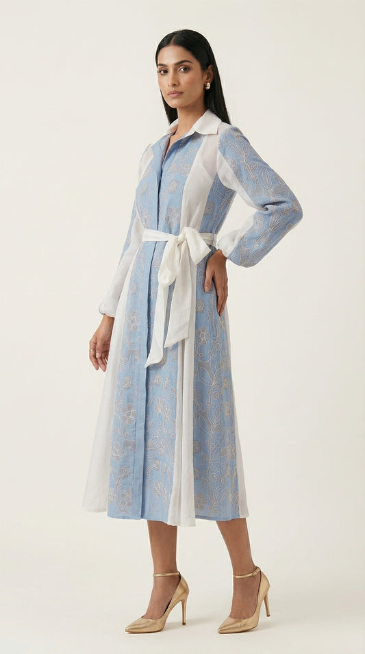 Panelled Shift Dress